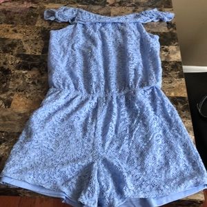 Girls Lace Romper